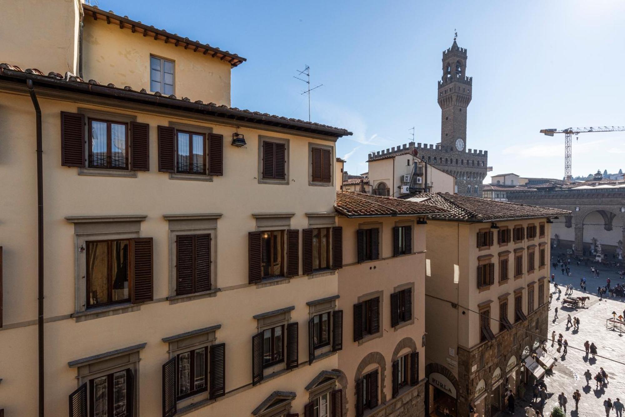 피렌체 Penthouse In Piazza Della Signoria Duomo View 아파트 외부 사진